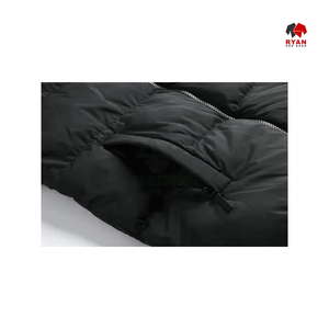 Chaqueta Acolchada Informal para Hombre con Capucha y Cierre de Cremallera Ryan Pro Gear, Impermeable, con Logotipo Personalizado ODM - Product Image 4