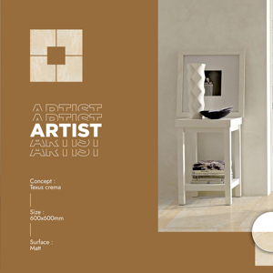 Nuevas baldosas de cerámica de porcelana brillante 600*600 para suelo, baldosas de porcelana de superficie esmaltada pulida para suelo - Product Image 1