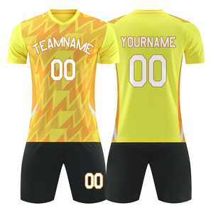 ชุดฟุตบอลแบบระเหิดชุดเสื้อฝึกทีมฟุตบอลสำหรับเด็กชายและเด็กหญิงชุดฟุตบอลออกแบบโลโก้ได้ตามต้องการ - Product Image 4