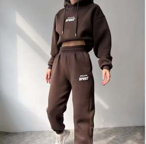 Sweat à capuche avec logo personnalisé pour femmes Vente en gros d'usine OEM Pull-over en coton Streetwear - Product Image 3