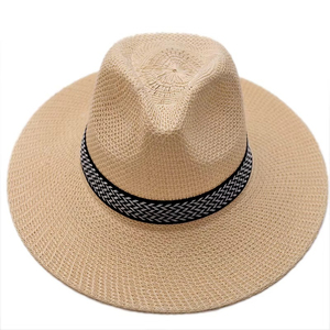Sombrero de Paja Personalizado para Adultos, Promocional, para Verano, Playa, Aire Libre, Unisex, de Secado Rápido, Transpirable, Ajustable, con Logotipo Personalizado - Product Image 2