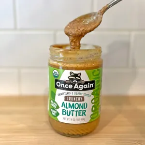 เนยอัลมอนด์ออแกนิก16ออนซ์คุณภาพพรีเมี่ยม-ปิ้งเบาๆกรุบกรอบปอนด์ - Product Image 2