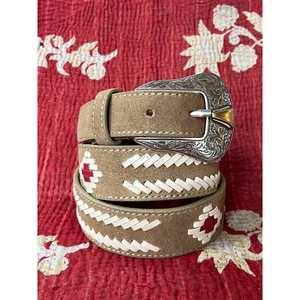 Cinturón NAVAJO de Cuero para Desierto con Hebilla de Aleación - Product Image 1