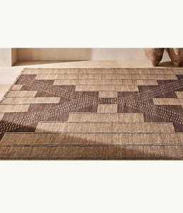 พรมปูพื้นทำมือจากปอกระเจาแบบเป็นมิตรต่อสิ่งแวดล้อม ลายทอแบบแบน ลายแจ็คการ์ด ขนแบบห่วง ไม่ลื่น ซักได้ สีพื้นเรียบง่าย สไตล์โมเดิร์นสำหรับบ้าน - Product Image 4