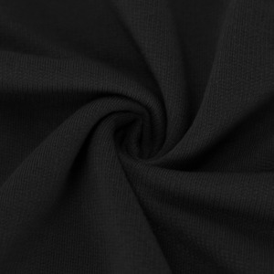 T-shirts couleur noire unie pour hommes OEM/ODM haute qualité 100% coton chemises à col rond manches courtes t-shirt décontracté ensemble double - Product Image 5