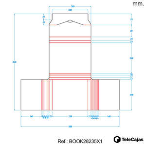 Caja de Envío Resistente y Reutilizable de 28x23x5 cm para Libros, para Vendedores, Librerías y Aficionados - Product Image 6