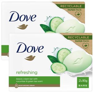 Jabón Dove Go Fresh Revitalize de Pepino y Té Verde al por Mayor – 135g Jabón Hidratante Suave - Product Image 6