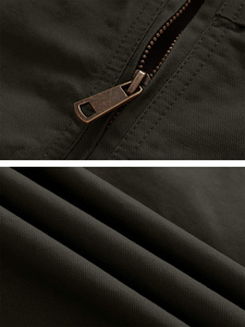 High Street Style Workwear Chaquetas de hombre Lona de algodón duradera con bolsillos Temporada de invierno Chaquetas al aire libre para hombres - Product Image 6