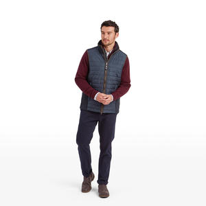 Hommes formel hiver hybride isolé gilet bouffant Logo personnalisé surdimensionné chaud sans manches multi-poches OEM - Product Image 4