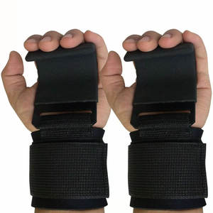 Adjustable Fitness Anti-slip <b>Gym</b> Grips Straps <b>Wrist</b> <b>Support</b> Weight Lifting Hooks <b>for</b> Unisex Fitness Accessories Power Hook - Product Image 2