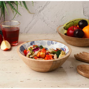 Cuenco de madera natural hecho a mano raíz natural tallada esmalte pegatina cuencos decorativos que sirven para ensalada de frutas aperitivos accesorios para servir - Product Image 2