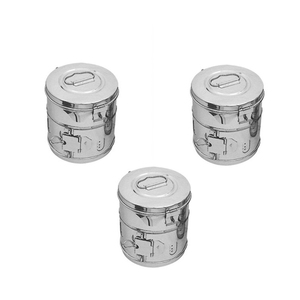 Custom Size Stainless Steel Dressing <strong>Container</strong> Box - High-Quality <strong>Sterilization</strong> for Medical &amp; Dental <strong>Instruments</strong> - Product Image 2