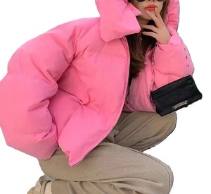 Veste à capuche pour femmes fabriquée par le fabricant, conception personnalisée, veste d'hiver en gros, veste coupe-vent de haute qualité - Product Image 5