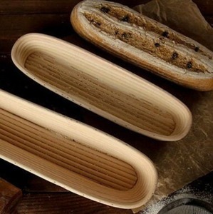 Handmade 10\" Oval Bamboo Sourdough Proofing <b>Basket</b> for Artisanal <b>Bread</b> for Home Kitchen Use - Product Image 5