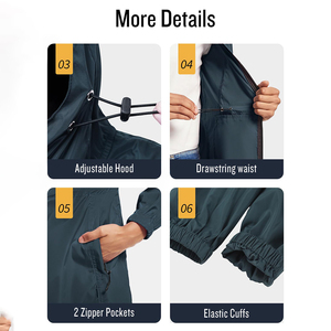 Diseño de logotipo personalizado ropa de calle cortavientos lluvia chaqueta al aire libre Nylon Softshell impermeable tejido deportes chaqueta para correr para las mujeres - Product Image 5