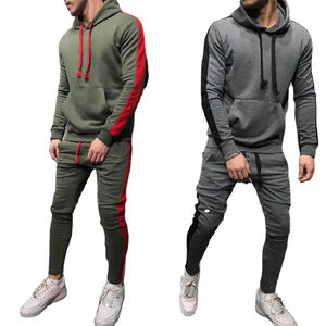 Vente en gros de survêtements personnalisés pour hommes créez votre propre survêtement de sport survêtement d'entraînement en polyester meilleures ventes - Product Image 1