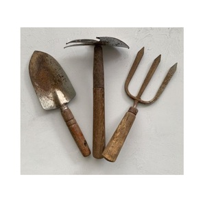 Herramientas de Metal para jardín de la más alta calidad con mangos de madera Kit de herramientas de jardinería con estilo para jardín uso interior y exterior para venta superior - Product Image 1