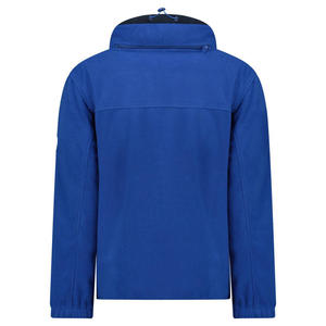 Custom logo Embroidered Streetwear Men's Full Zip Loose Fit Polar <b>Fleece</b> <b>Thermal</b> Warm Pullover Jacket with Pocket - Product Image 3