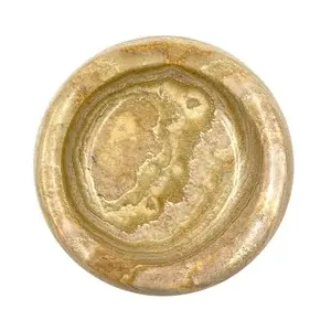 Haki Nyx-Cenicero de piedra igarette, Cenicero de ónix verde intage, vidrio igarette - Product Image 3