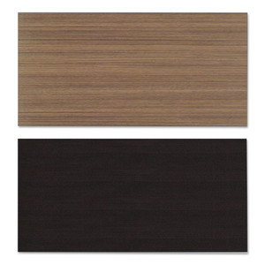 Alera ALETT4824EW Espresso/<b>Walnut</b> Rectangular Reversible Laminate <b>Table</b> Top 47.63 In. X 23.63 In. Contemporary Made Melamine - Product Image 2
