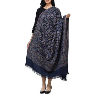 2022 New <b>Ethnic</b> Style Embroidery Embroidered <b>Scarf</b> Women Winter Versatile Thickened Warm Long <b>Shawl</b> - Product Image 6