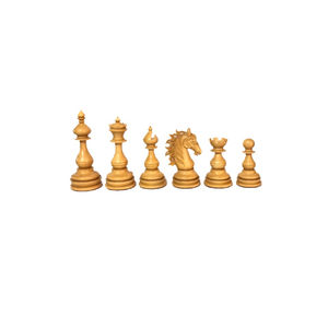 Pièces d'échecs Wild Stallion, jeu d'échecs, pièces en bois massif pour jeu en plein air - Product Image 1
