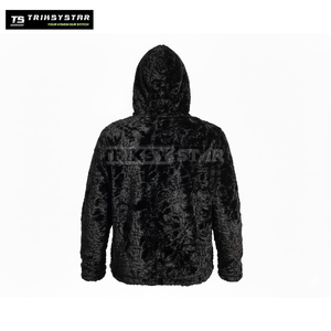 เสื้อกันหนาวมีฮู้ดขนแกะเทียมสำหรับผู้ชายผู้หญิงสไตล์สตรีทแวร์ผ้าขนแกะอบอุ่นนุ่มสบายฤดูหนาว - Product Image 6