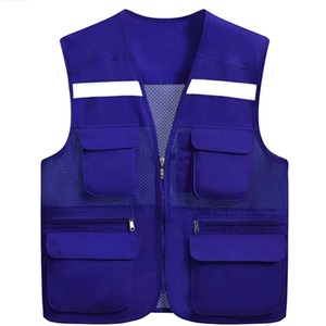 Logo personnalisé gilet de sécurité haute visibilité classe 3 veste réfléchissante haute visibilité avec fenêtre d'identification multi-poches Haus Industries - Product Image 4