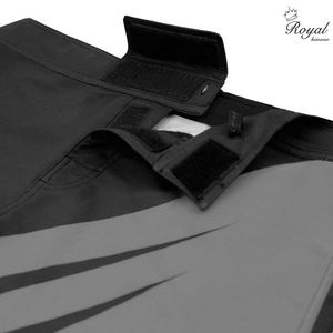 Jiu Jitsu MMA กางเกงขาสั้นต่อสู้แบบมีเอกลักษณ์สีดำโลโก้ออกแบบได้ตามต้องการ - Product Image 6