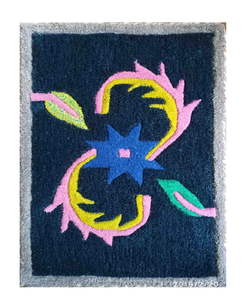 Экологичный коврик из высокоплотной шерсти с плетением, безопасный для домашних животных, прочный, стильный, однотонный, тканый, с вырезанными петлями, жаккардовый, с принтом, плоскотканый - Product Image 1