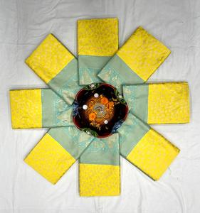 EL ÚLTIMO DISEÑADOR RICH PALLU Y JACQUARD TRABAJAN EN TODO EL SAREE. - Product Image 4