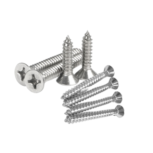 Flat Head Wood Screw Factory Price Low Carbon Steel <b>Fasteners</b> Furniture Connector Bolts Iso Certification Vietnam Manufacturer - Product Image 4