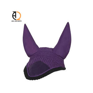 Orejeras de Punto con Logotipo Personalizado, Transpirables, Protección para Caballos, Anti-Moscas, Directamente de Fábrica Ecuestre, Ojeras para Caballos - Product Image 4