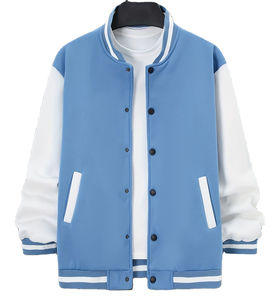 Chaqueta universitaria para hombre hecha a medida de alta calidad, bombardero de lana de invierno con diseño de letras de béisbol, recién llegado - Product Image 1