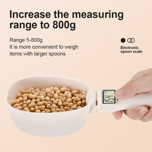 Wholesale Electronic LCD Display Digital Weight <strong>Measuring</strong> <strong>Spoon</strong> 800G/1G Digital Scale Kitchen Accessories Tool - Product Image 2