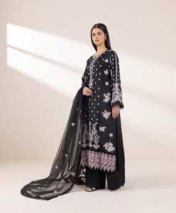 Robe rouge Anarkali dupatta ensemble pour femmes et filles mariage indien pakistanais longue robe de soirée robe de mariage indienne - Product Image 2