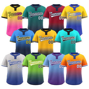 Maillot de baseball personnalisé, uniformes brodés cousus, sublimation dégradée, maillot de baseball strass personnalisé pour toutes les équipes - Product Image 1