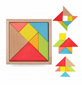 Suministros educativos Tangram de madera de Wissen Techus Private Limited Model NA - Product Image 1