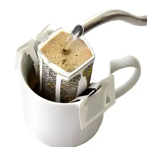 स्टॉक ड्रिप बैग कॉफी 100% अरबिका-परिवर्तनीय कॉफी-100 ग्राम/बॉक्स-ओएम