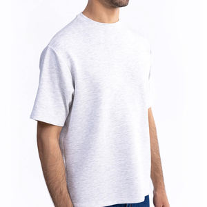 Camiseta 100% algodón para hombre, estilo urbano, personalizada, holgada, estampada, de manga corta y cuello redondo. - Product Image 4