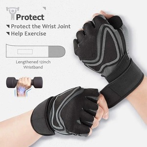 Guantes de gimnasio de calidad superior Guante de levantamiento de pesas de seguridad manual para Unisex Superventas Gimnasio Guantes de fitness Modelo superventas - Product Image 6