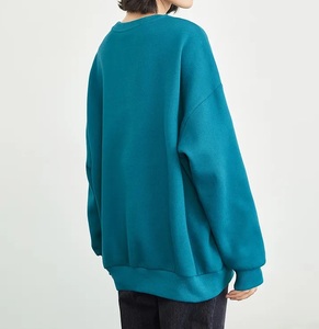 2024 nuevo suéter de gran tamaño para mujer, Sudadera con cuello levantado, suéter de punto mezclado de algodón y poliéster a la moda a prueba de invierno - Product Image 4