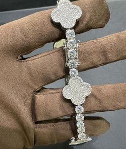 Moissanite VVS1 Cuban Link 6mm 8mm 10mm Argent Sterling 925 Passes Diamant Testeur - Product Image 2