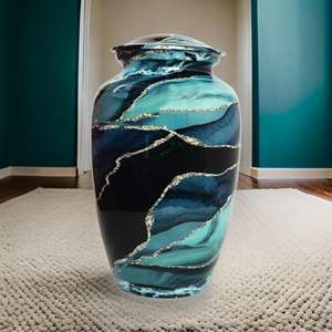 Urnas Funerarias de Metal para Cenizas de Adultos, Diseño Nuevo, Recién Llegadas, Precio Bajo al por Mayor, Decorativas, Conmemorativas - Product Image 3