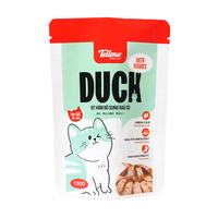 Pot à friandises pour animaux de compagnie en plastique à large ouverture avec couvercle rouge, bouteille de stockage étanche pour la nourriture des chats et des chiens avec impression de logo personnalisée