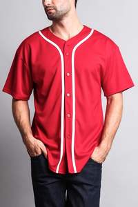 เสื้อเบสบอลโพลีเอสเตอร์แขนสั้นน้ำหนักเบา - Product Image 2