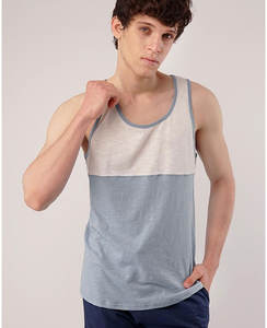 Nuevas camisetas sin mangas de moda para hombre, chaleco sin mangas para Fitness, servicio OEM, chaleco de refrigeración, camiseta sin mangas de algodón transpirable - Product Image 6