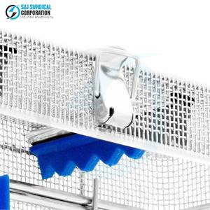 Cesta Oftálmica Micro con Tapa, Insertos y Tiras de Acero Inoxidable, Duradera y Reutilizable para Hospitales, Clínicas y Centros de Cirugía Ocular - Product Image 3