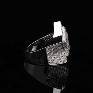 แหวนฮิปฮอปคุณภาพดีปรับแต่งได้ตามต้องการแหวนเพชรรูปทรงดาว VVS EF สำหรับผู้ชายฮิปฮอป - Product Image 6