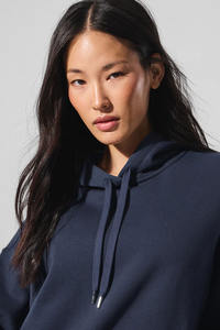 Sweat-shirt à capuche épais en coton tricoté pour femme et unisexe, épais et chaud pour l'hiver, par temps froid - Product Image 3